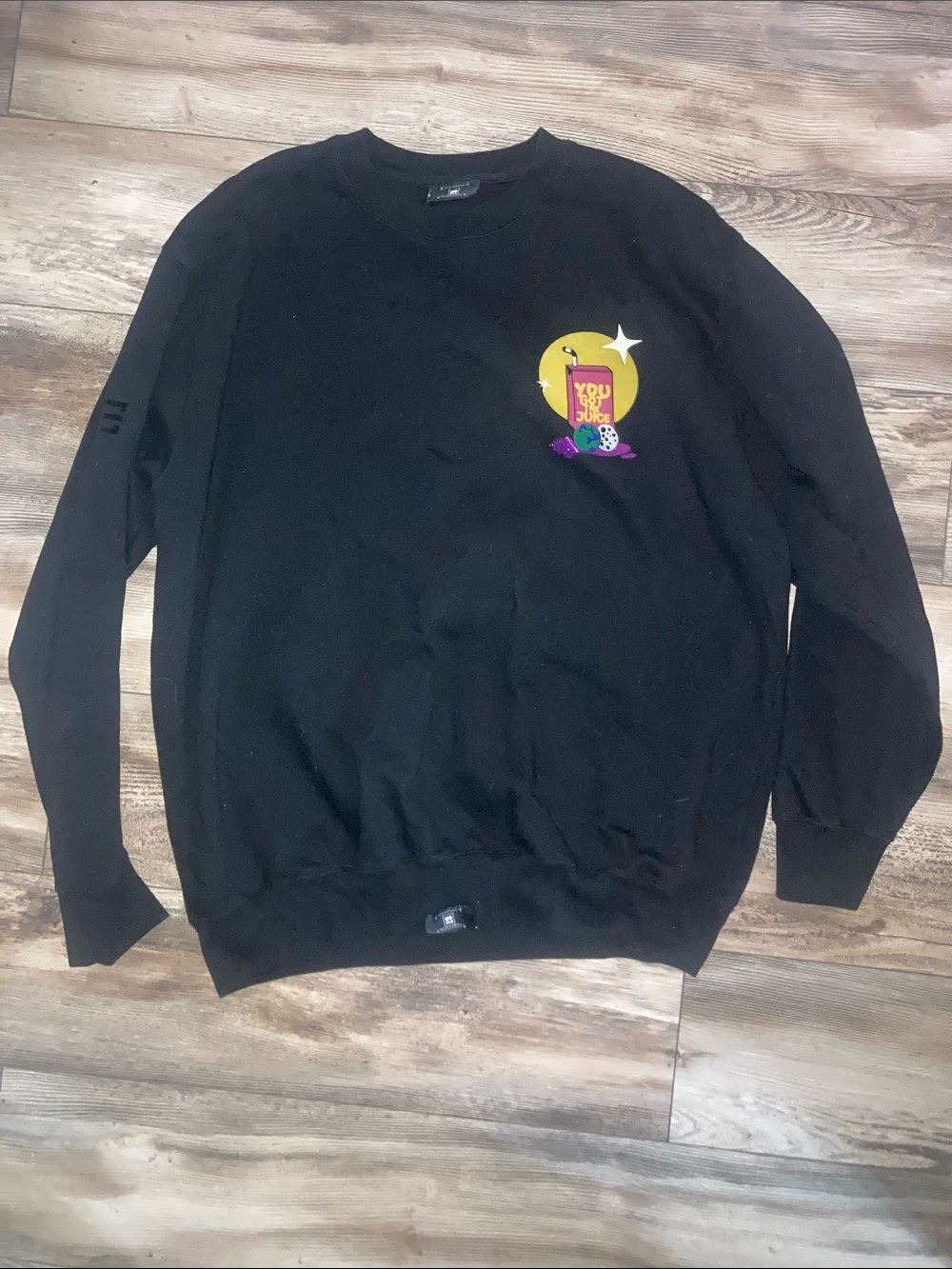 No Fan LA Women’s 3XL You Got The Juice Black Sweatshirt Pour More of Yourself